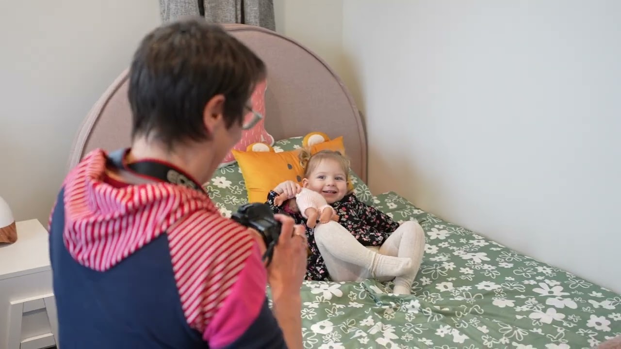 Lucalia Photography behind the scenes at a documentary family photo shoot