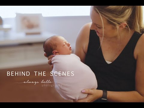 Behind The Scenes of a Newborn Photography Session
