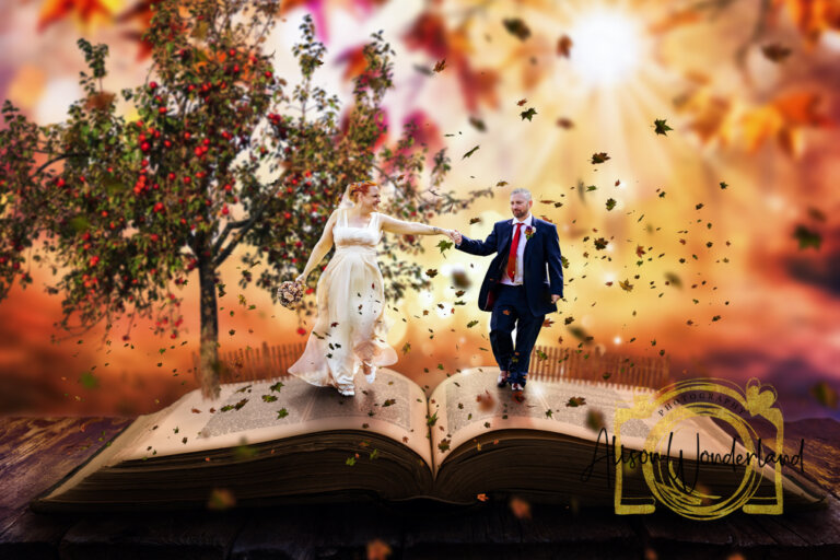 AWonderland.Bookthemedwedding 5 768x512