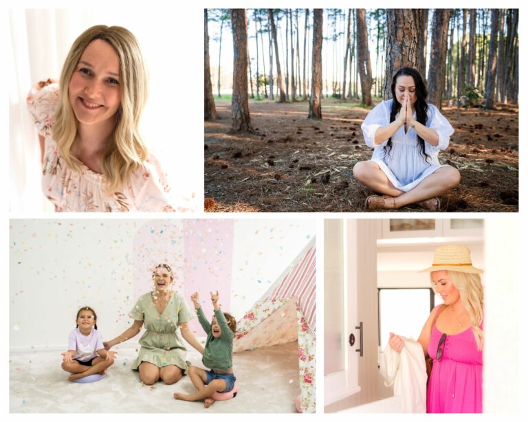 Blue Summer Beach Photo Collage 768x614