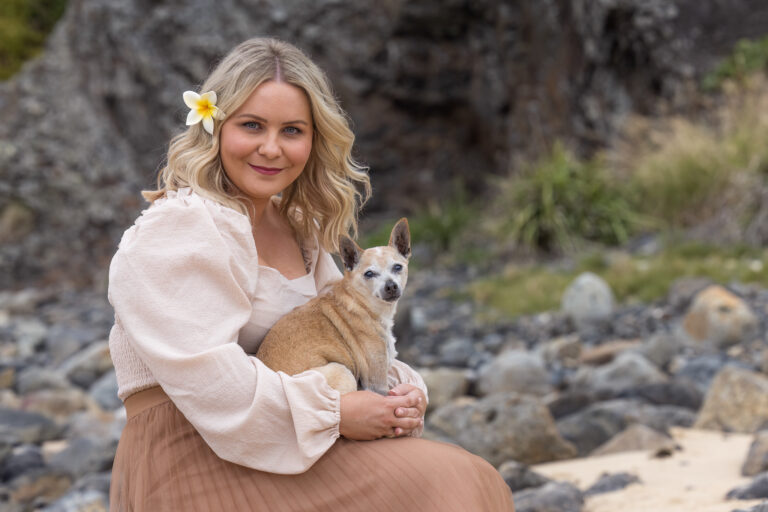 Dog Mum and Senior Chihuahua 768x512