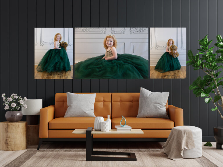 mockup wall dark living room Lily Reynolds collection 2 768x576